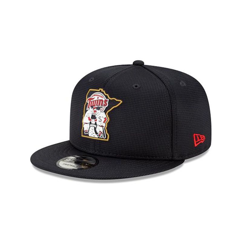 MLB Minnesota Twins Clubhouse Collection 9Fifty Snapback (AYZ8108) - Blue New Era Caps